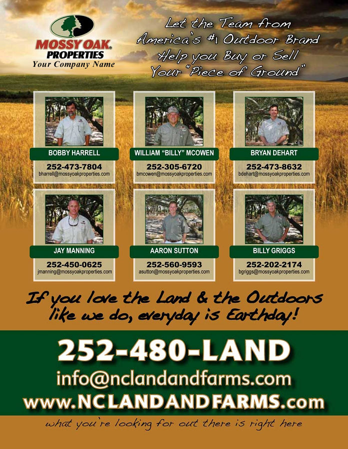 MOP NC Land and Farms Magazine Ad